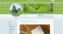 Desktop Screenshot of biosa.at