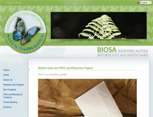Tablet Screenshot of biosa.at