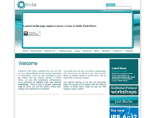 Tablet Screenshot of biosa.org.za